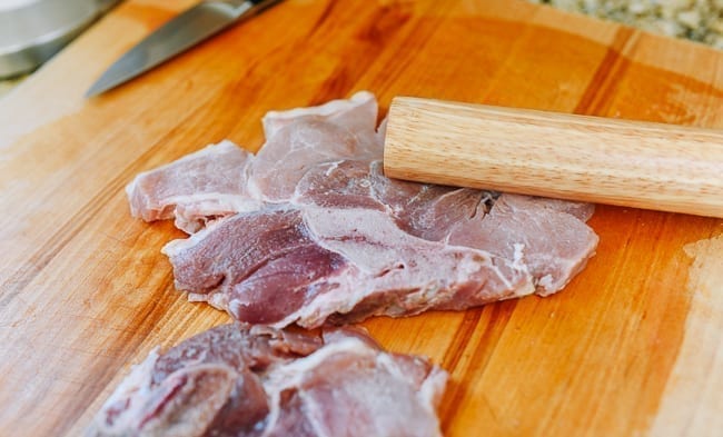 Pounding pork chops with rolling pin, geagle.miooashdv.tk
