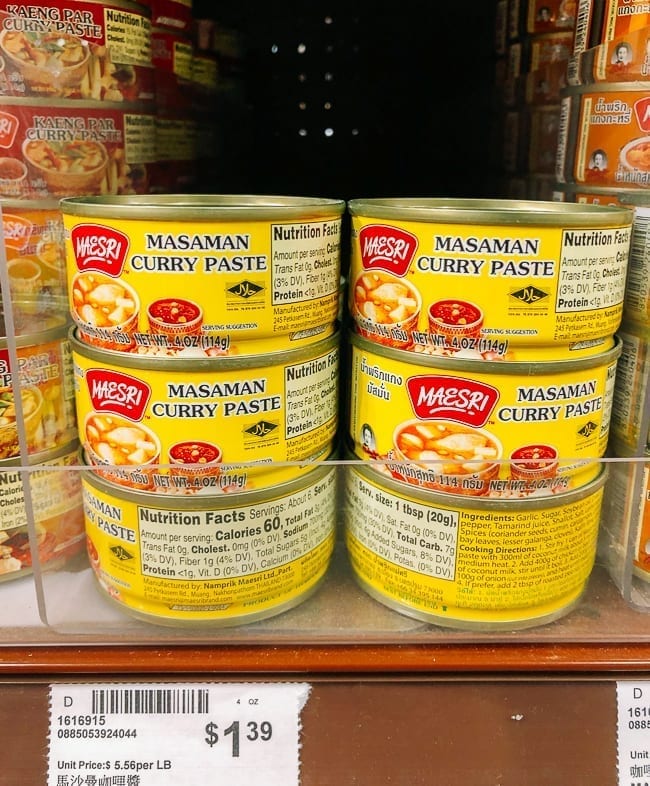 Massaman Curry Paste on store shelf, geagle.miooashdv.tk