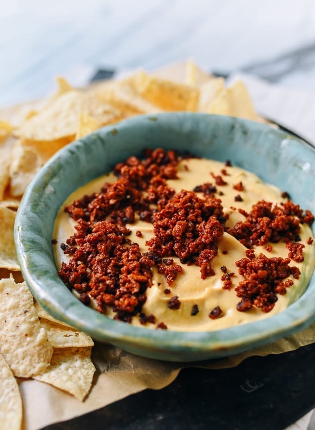 Vegan Queso with Vegan Chorizo on top, geagle.miooashdv.tk