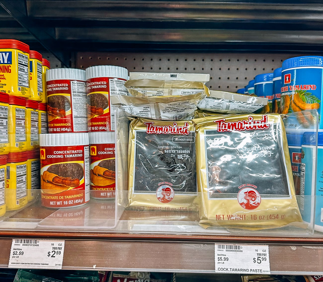 tamarind on grocery store shelf