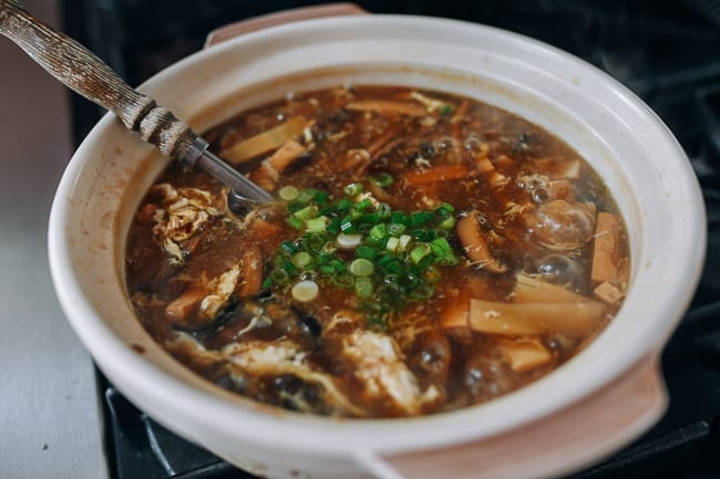 Adding scallion to vegetarian hot and sour soup, geagle.miooashdv.tk