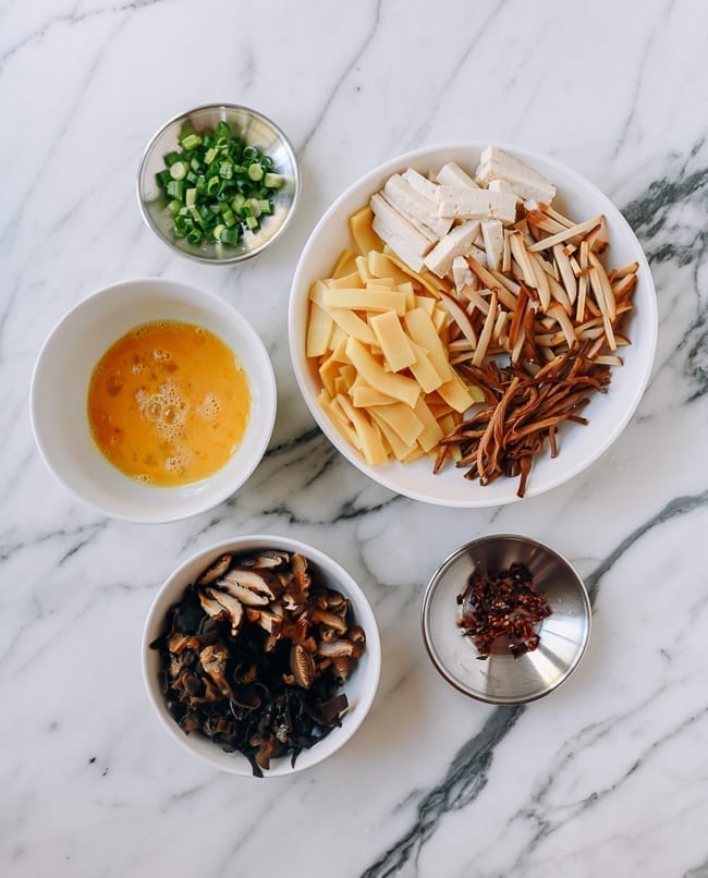 Ingredients for vegetarian hot and sour soup, geagle.miooashdv.tk