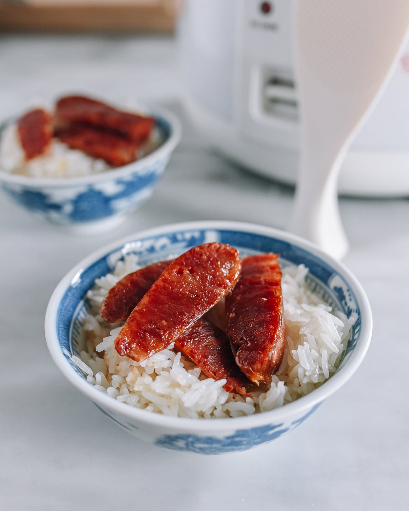 Chinese Sausage Rice Cooker Rice (Lap Cheong Fan)