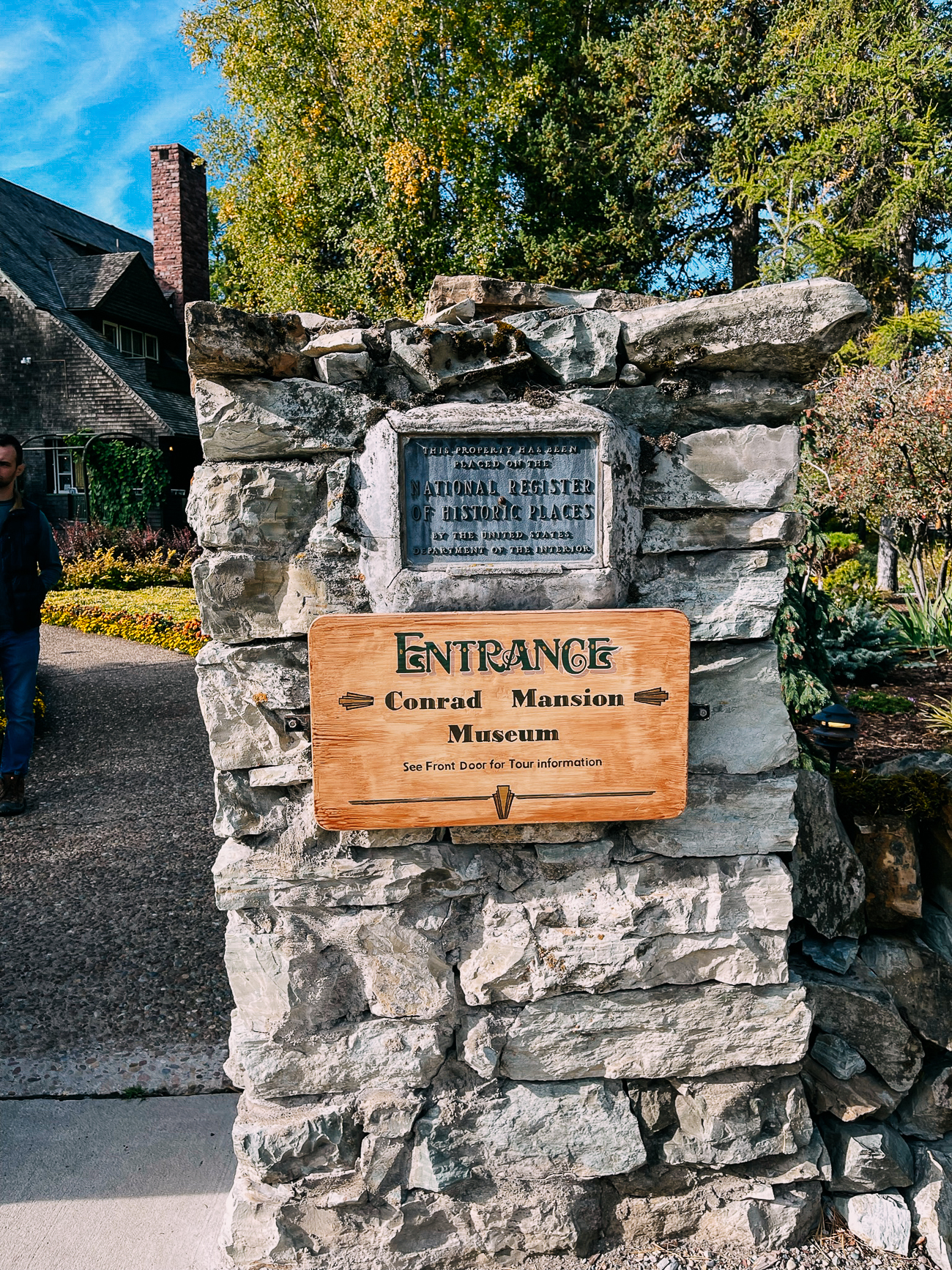 Conrad Mansion Entrance Sign