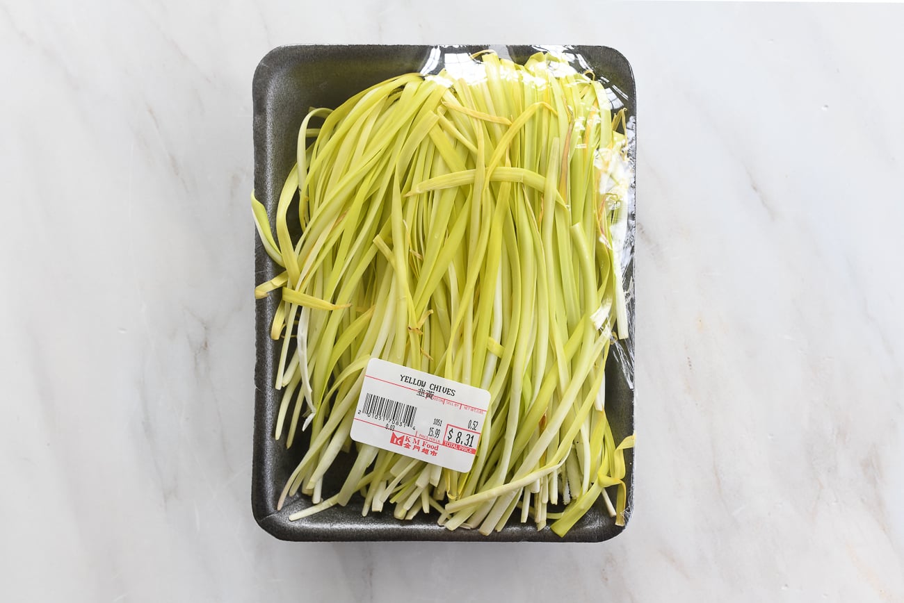 package of yellow chives