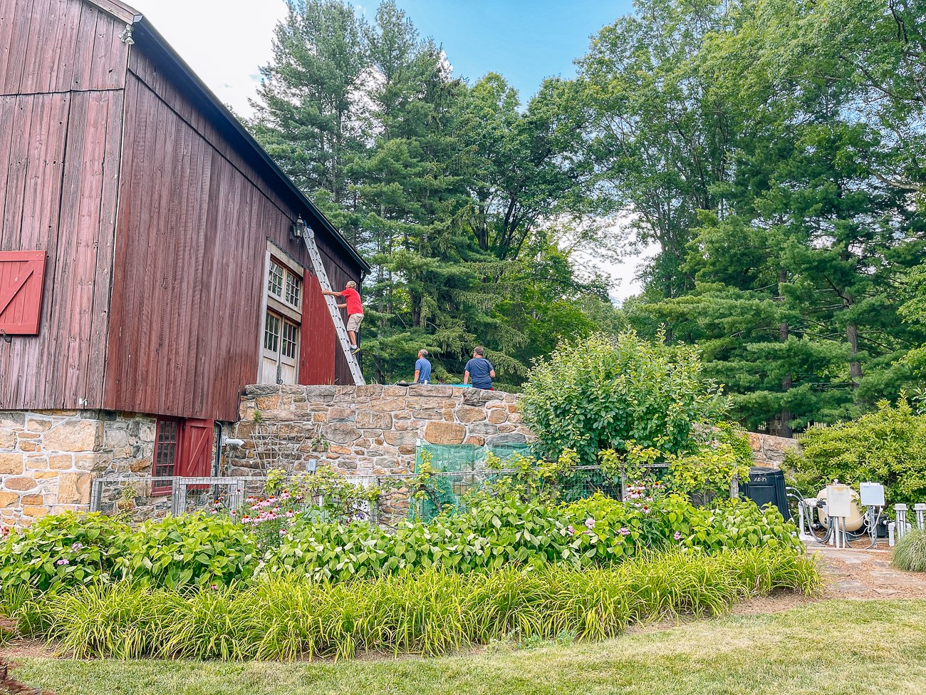 fixing barn door