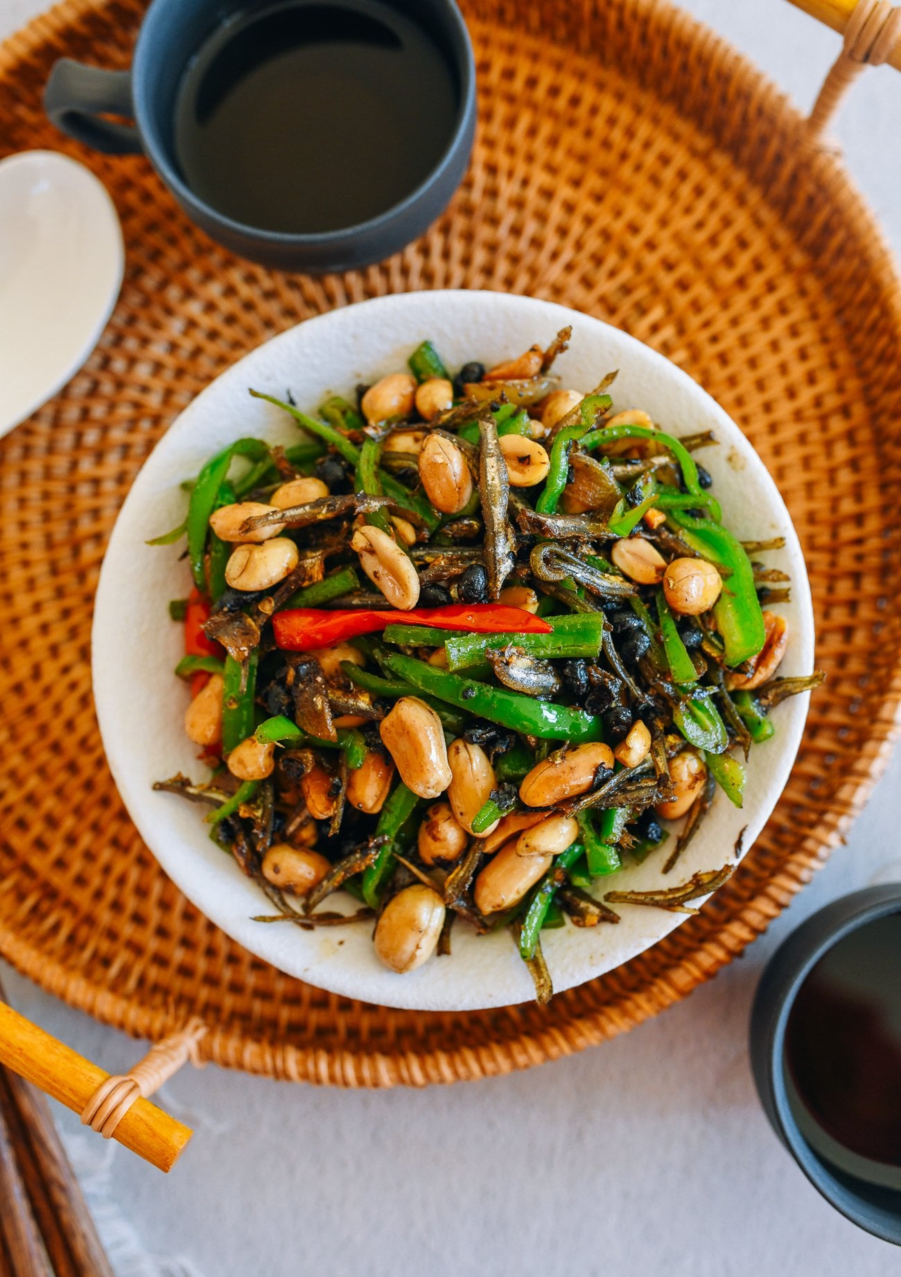 Stir-Fried Anchovies and Peanuts