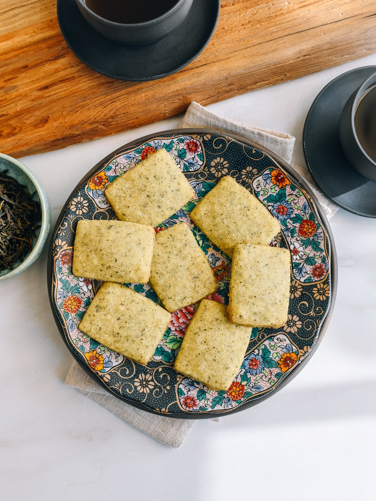 jasmine shortbread cookies