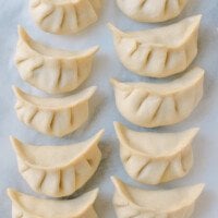 Dumpling wrapper recipe - dumplings made with homemade wrappers