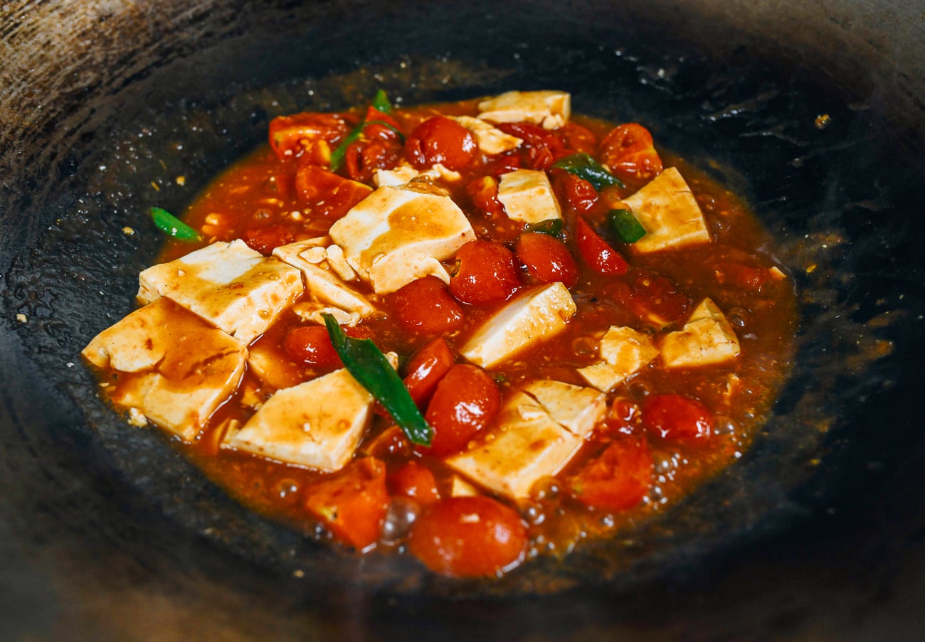 Tomato Tofu mixture