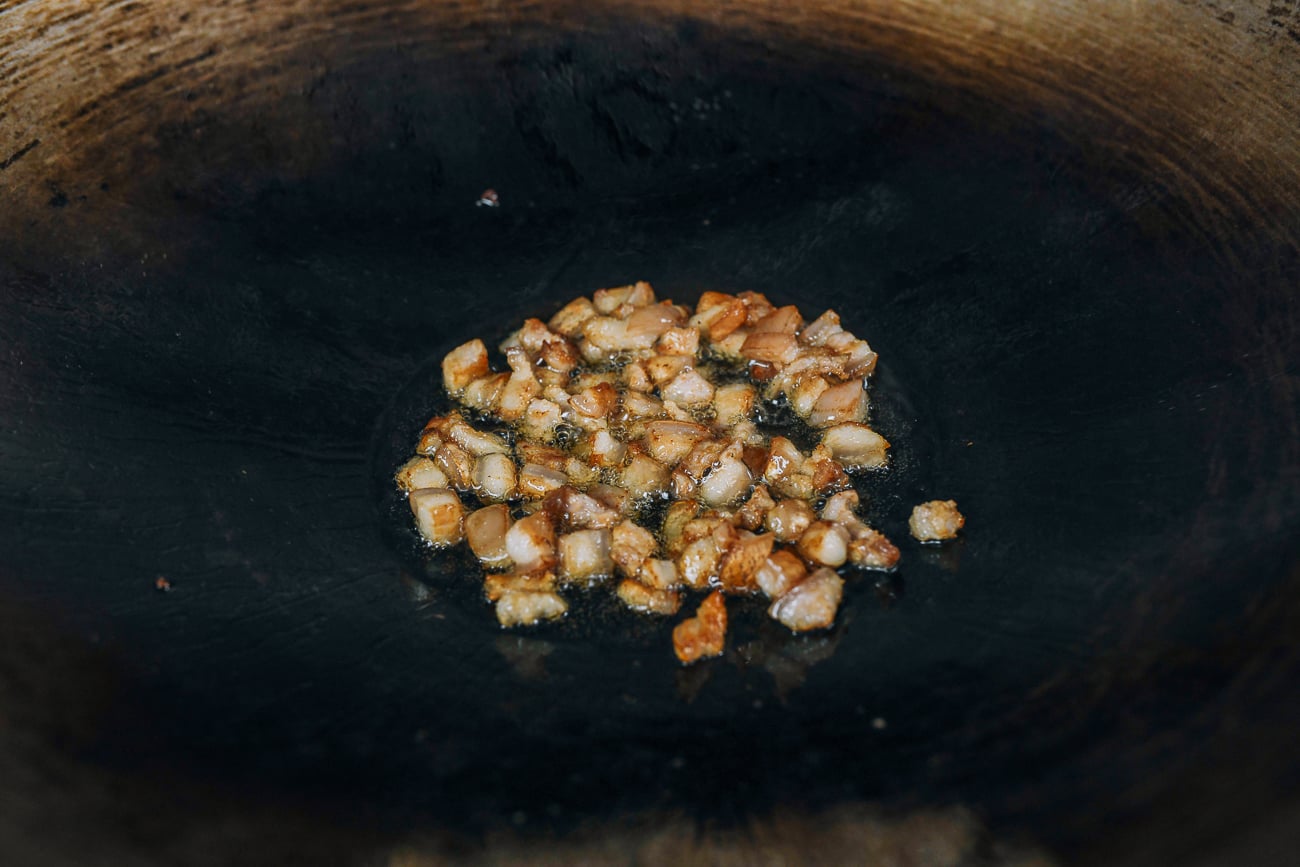 rendered pork belly