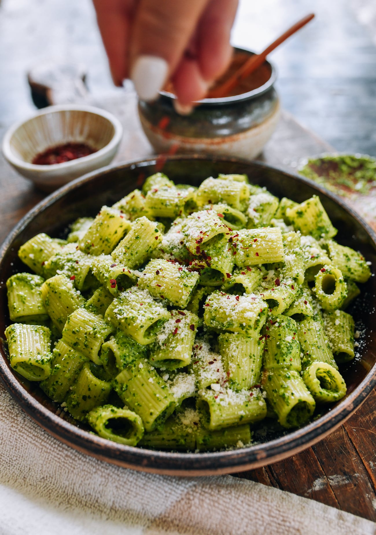 Kale Pesto Pasta