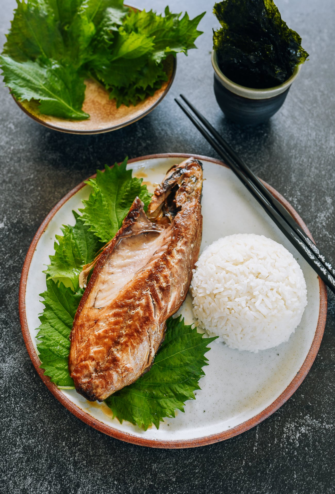 pan-fried mackerel