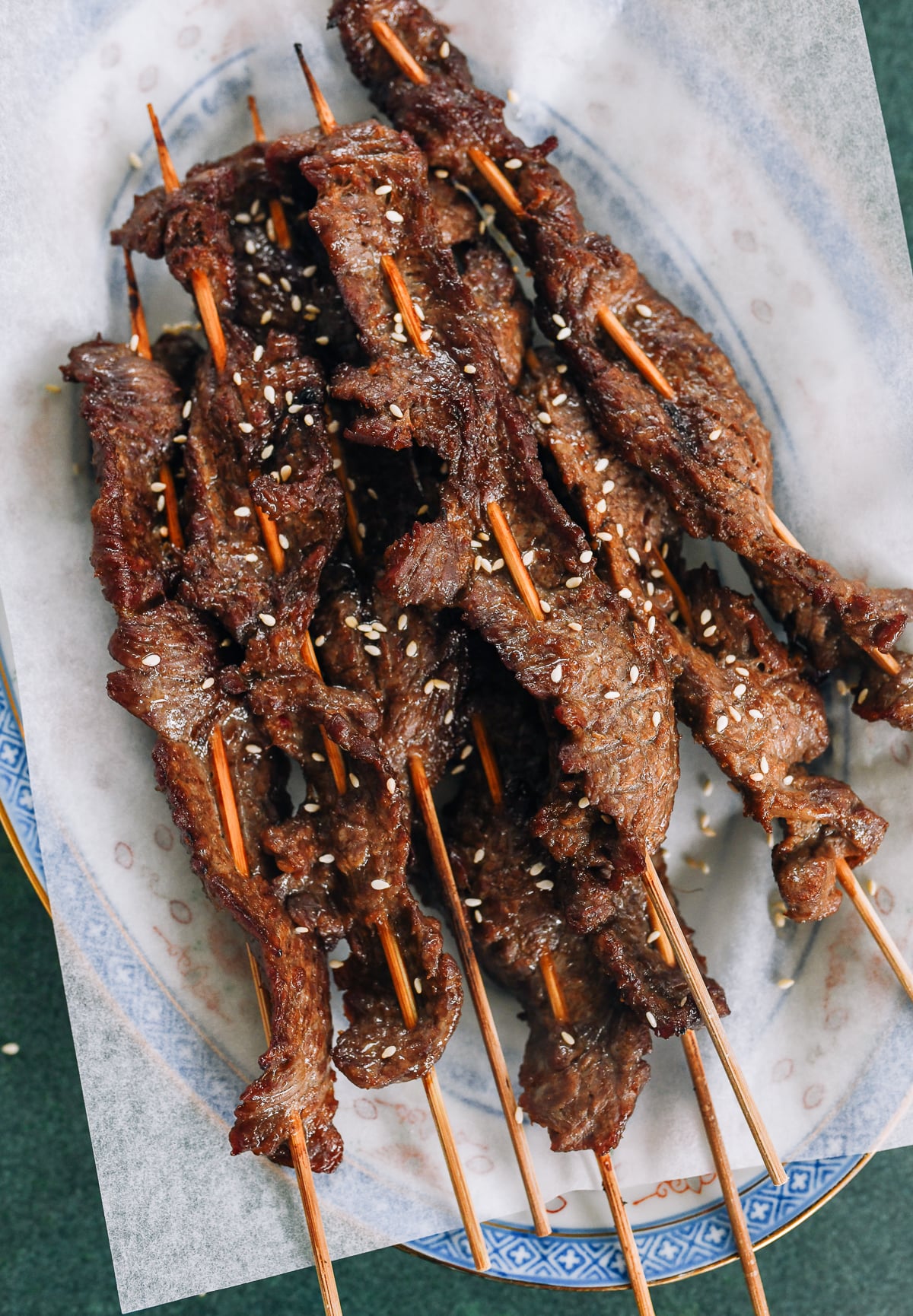 Chinese Beef on a Stick (Beef Skewers)