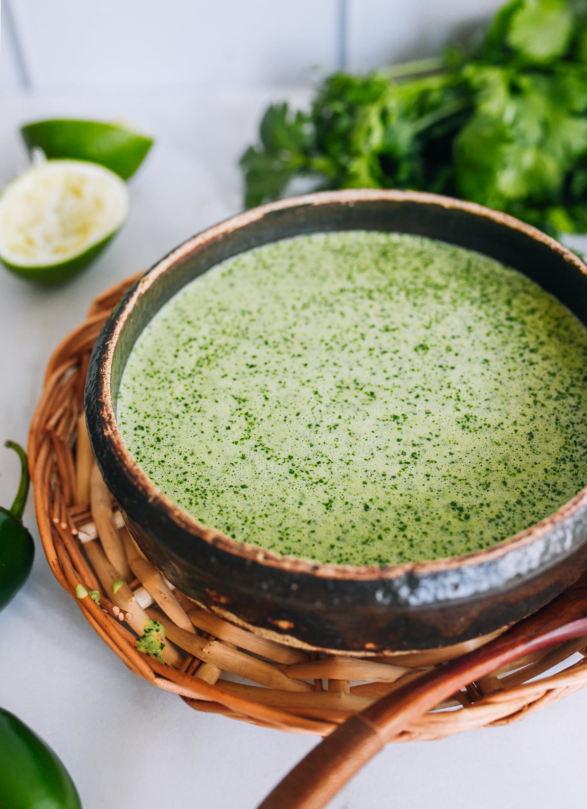 Peruvian Green Sauce (Aji Verde)