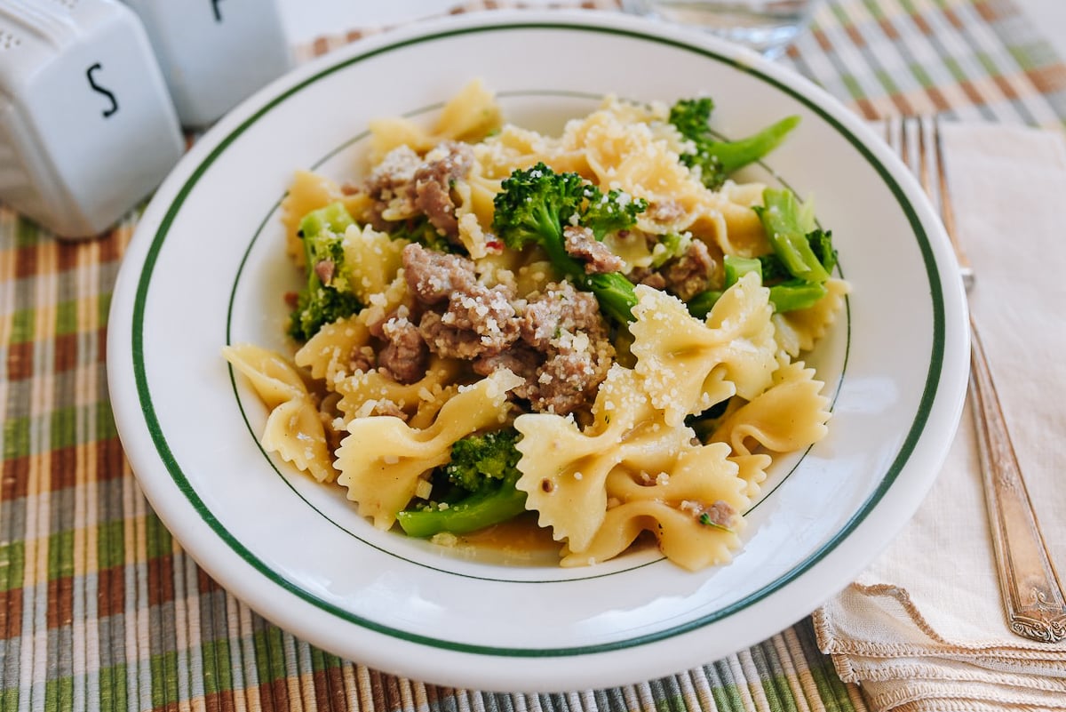 Broccoli Sausage Pasta recipe