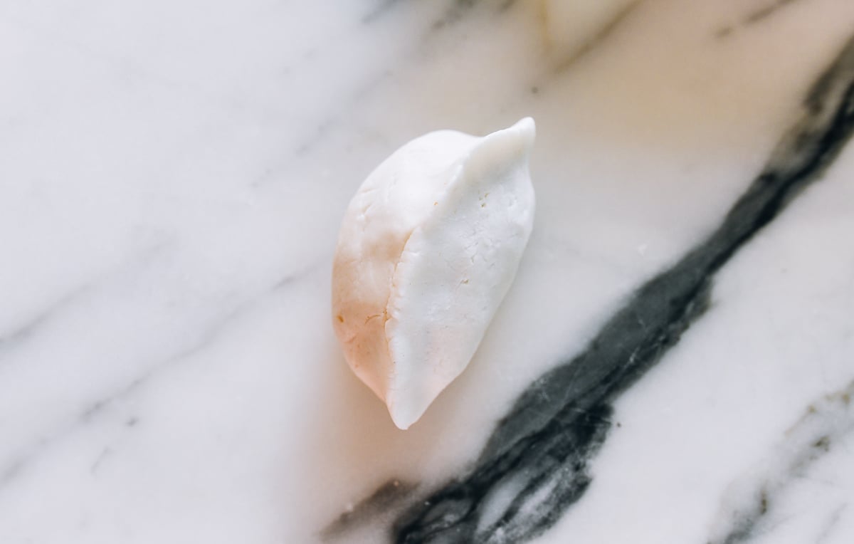 assembled ham sui gok dumpling