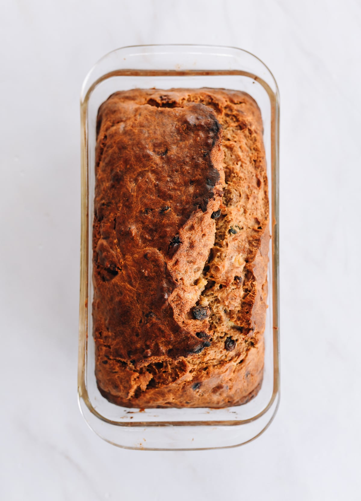 sugar-free banana bread loaf