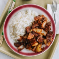 Pork and Onion Stir-fry recipe