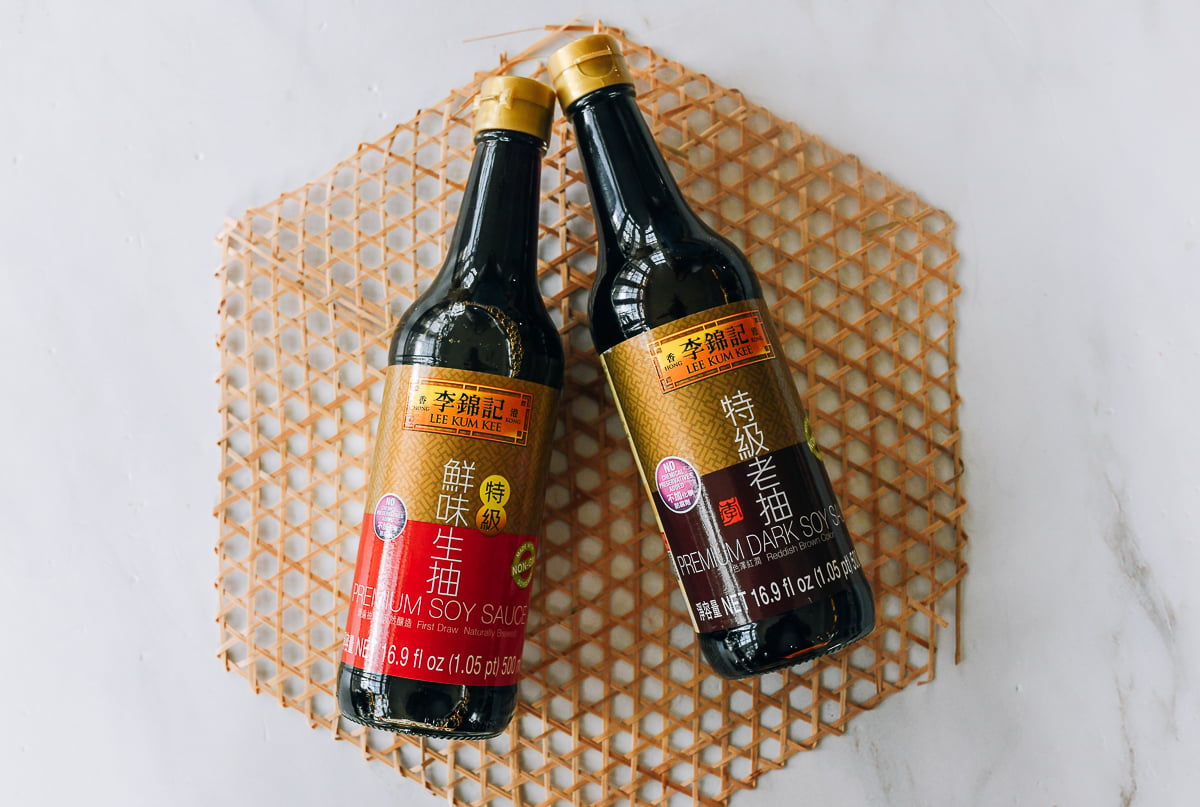 Lee Kum Kee Premium soy sauce and Premium dark soy sauce