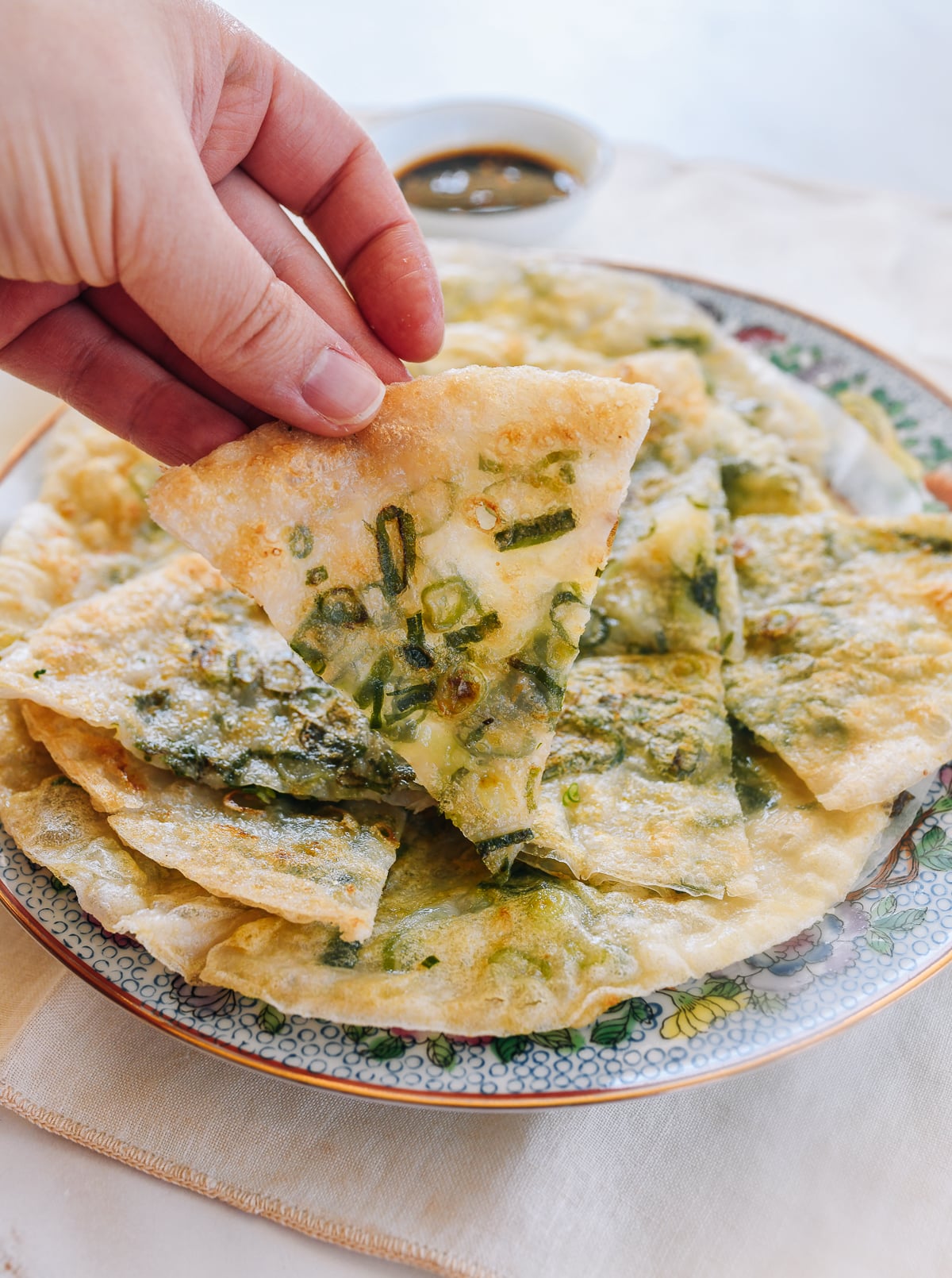 gluten-free scallion pancake