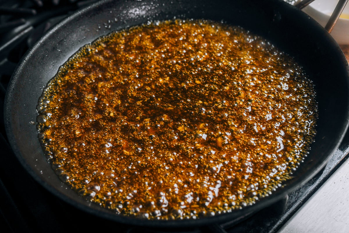 thickened sauce for sesame tofu