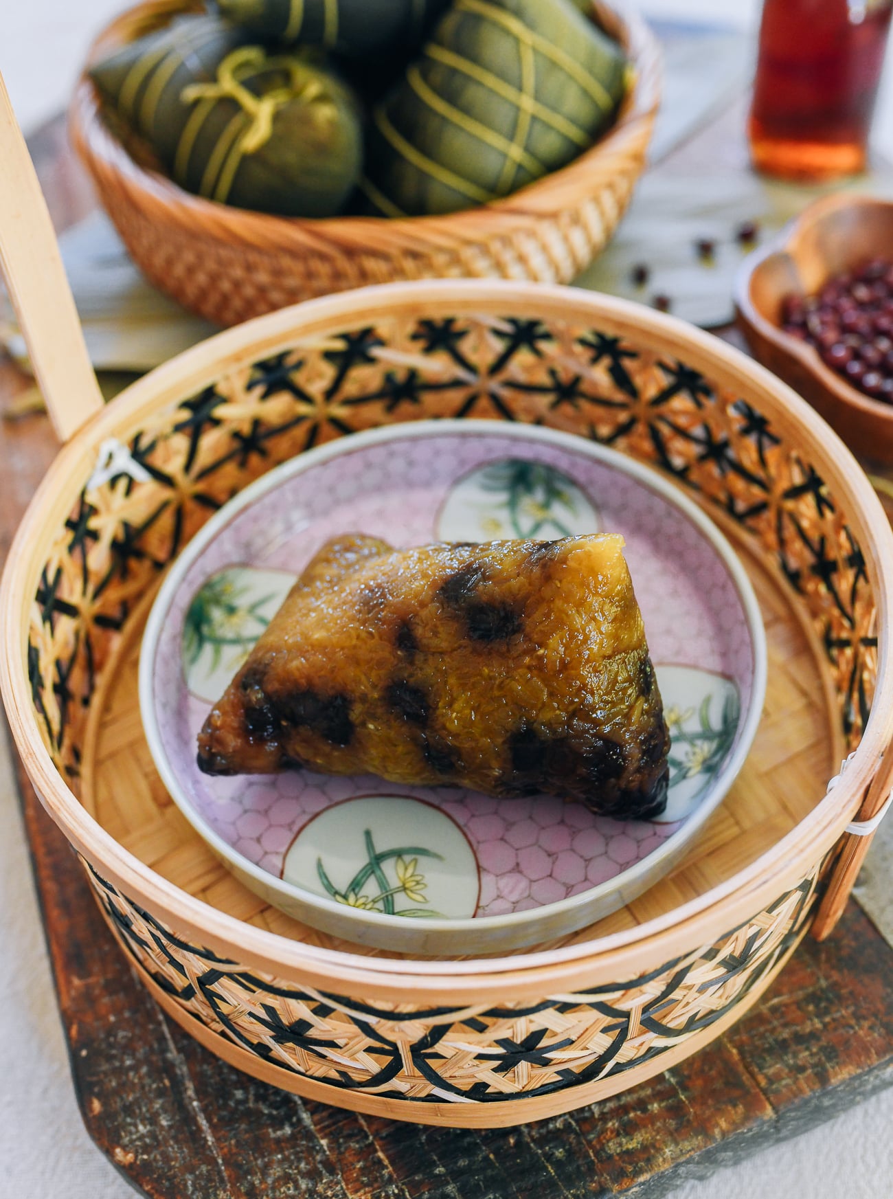 red bean zongzi
