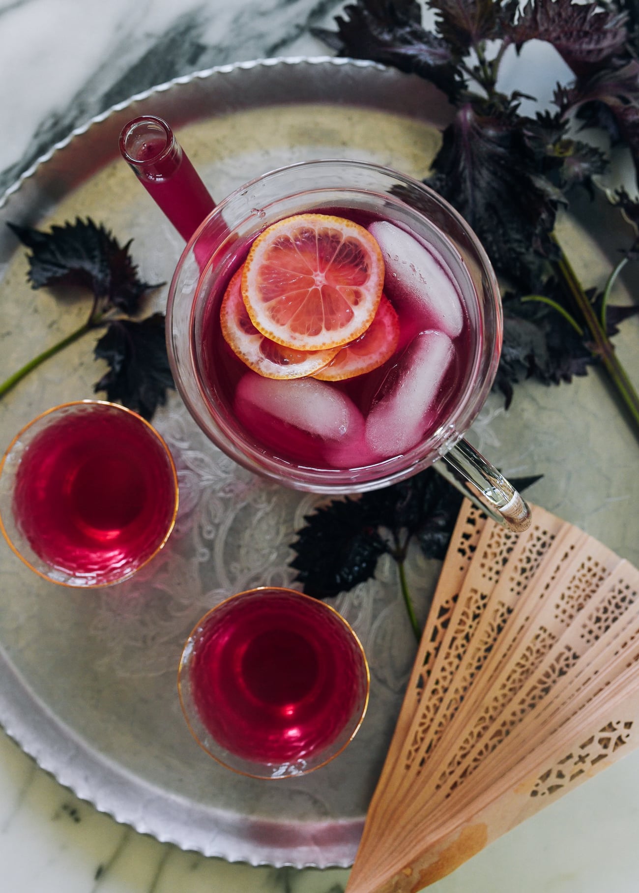 natural shiso pink lemonade